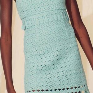 SAYLOR Green Cut Out Tiered Halter Dress